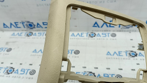 Rear center console trim BMW X3 G01 18-21 beige, scratches, broken guide
