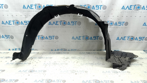 Front left fender liner for Toyota Prius V 12-15 pre-restoration, fasteners torn, tear