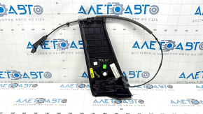 Left rear arch trim for BMW X3 G01 18-21, black, with handle and cable, worn