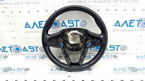 BMW X3 G01 18 leather steering wheel, black, non-heated, paddle shifters, worn, scratches