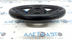 BMW X3 G01 18 leather steering wheel, black, non-heated, paddle shifters, worn, scratches