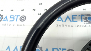 BMW X3 G01 18 leather steering wheel, black, non-heated, paddle shifters, worn, scratches