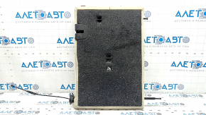 Rear seat backrest, 2nd row, left, BMW X3 G01 18-21, beige leather, with belt, dents, dry-cleanable