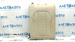 Rear seat backrest, 2nd row, right, BMW X3 G01 18-21, leather, beige, scratches, dents, dry cleanable