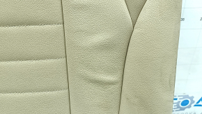 Rear seat backrest, 2nd row, right, BMW X3 G01 18-21, leather, beige, scratches, dents, dry cleanable