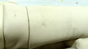 Rear seat cushion, 2nd row, BMW X3 G01 18-21, leather, beige, scratches, dents, dry-cleanable