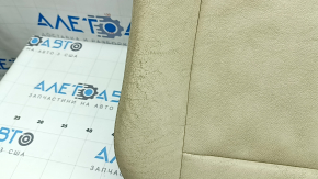 Rear seat cushion, 2nd row, BMW X3 G01 18-21, leather, beige, scratches, dents, dry-cleanable