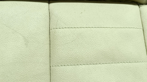 Rear seat cushion, 2nd row, BMW X3 G01 18-21, leather, beige, scratches, dents, dry-cleanable