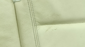 Rear seat cushion, 2nd row, BMW X3 G01 18-21, leather, beige, scratches, dents, dry-cleanable