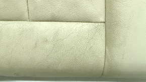 Rear seat cushion, 2nd row, BMW X3 G01 18-21, leather, beige, scratches, dents, dry-cleanable