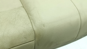 Rear seat cushion, 2nd row, BMW X3 G01 18-21, leather, beige, scratches, dents, dry-cleanable