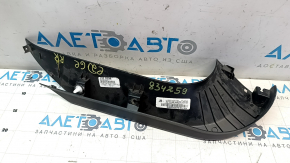 Right tailgate trim for Ford Edge 15-24 black, plastic has turned white, scuffs