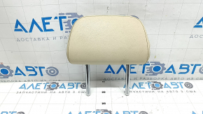 Rear central headrest BMW X3 G01 18-21 leather, beige, with beige lining