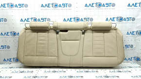 Rear seat cushion, 2nd row, BMW X3 G01 18-21, leather, beige, scratches, dents, dry-cleanable
