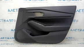 Honda Accord 2023-2024 front right door trim panel, black leather, leather armrest, black leather insert, dent