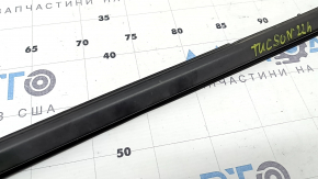 Left rear center molding for Hyundai Tucson 22-25, black, faded