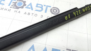 Front right center door molding for Hyundai Tucson 2022-25, black, faded