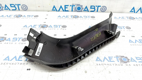 Left tailgate trim for Chevrolet Equinox 18-24, black, worn