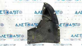 Front left fender liner, front part of BMW X3 G01 18-21, crack, dent