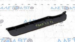 The left front bumper mudguard for a Chevrolet Equinox 18-24 is worn.