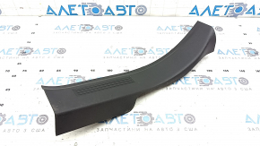 Chevrolet Equinox 18-24 black rear right door sill trim, worn