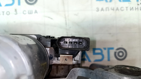 The right windshield wiper motor for a Ford Focus mk3 11-18 has a broken mount.