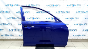 Bare front right door Honda Accord 23-24 blue B575P, bumpers
