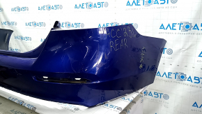 Honda Accord 23-24 rear bumper without parking sensors, blue