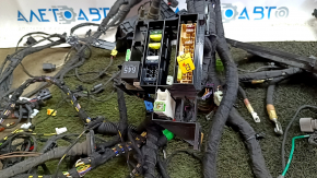 Audi E-Tron 19-23 interior wiring with fuse boxes, broken connector
