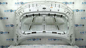 Hyundai Tucson 22-25 steel hood, white TW3, dented