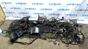 Audi E-Tron 19-23 interior wiring with fuse boxes, broken connector