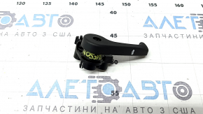 Black hood release handle for Hyundai Tucson 22-25 interior, with bracket