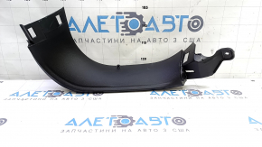 Upper right tailgate trim for Jeep Compass 17-24, black, with plug, scratched