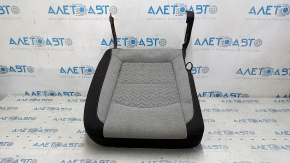 Rear seat, 2nd row, lower right side, Chevrolet Equinox 22-24, black and gray cloth, dry cleanable