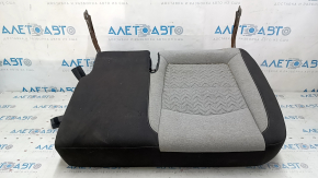 Rear seat, 2nd row, lower left side, Chevrolet Equinox 22-24, black and gray fabric, dry clean, tear