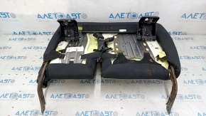 Rear seat, 2nd row, lower left side, Chevrolet Equinox 22-24, black and gray fabric, dry clean, tear