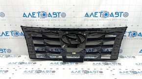 Hyundai Tucson 2022-2024 radiator grille assembly without a chamber, sand, broken mount