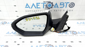 Left side mirror assembly for Hyundai Tucson 2022-2024, turn signal, heated, BSM, white