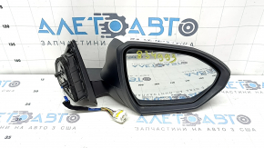Right side mirror assembly for Hyundai Tucson 2022-2024, turn signal, heated, BSM, white