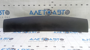 Jeep Compass 17-21 upper tailgate trim, black, plastic turned white