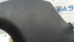 Hyundai Tucson 22-24 black, worn front pillar trim, lower right