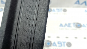 Outer front right door sill plate for Hyundai Tucson 22-25, black, worn