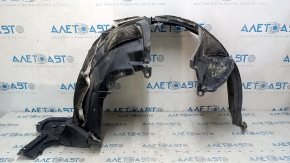 Front right fender liner of Nissan Rogue 14-20 is torn, sound insulation is torn
