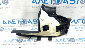 Hyundai Tucson 22-25 black 1.6T HEV inner rear right door sill trim, scratches, worn, broken mount, crack in mount