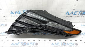 Left Hyundai Tucson 22-24 LED Daytime Running Light (DRL) Assembly, Gray, Broken Mount, Sand