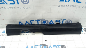Black inner door sill trim, front left, Hyundai Tucson 22-24, scratches, broken mount