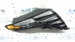 Right Hyundai Tucson 22-24 LED Daytime Running Light (DRL) Assembly, Gray, Broken Mount, Sand