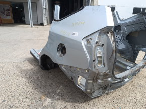 Quarter wing rear left Toyota Prius V 12-17 on the body, blue