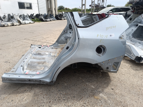 Quarter wing rear left Toyota Prius V 12-17 on the body, blue