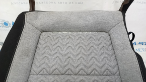 Rear seat, 2nd row, lower right side, Chevrolet Equinox 22-24, black and gray cloth, dry cleanable